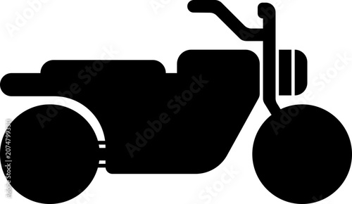 Minimalist Scooter Icon