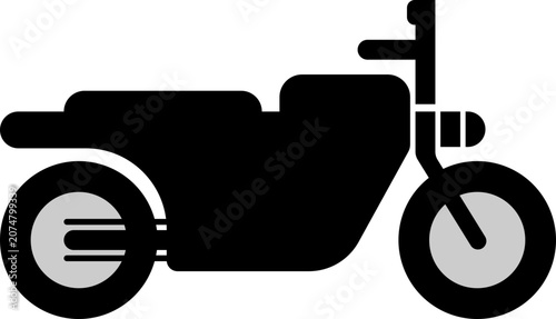 Minimalist Scooter Icon