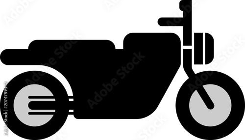 Minimalist Scooter Icon