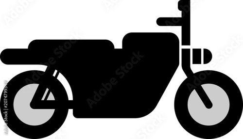 Minimalist Scooter Icon