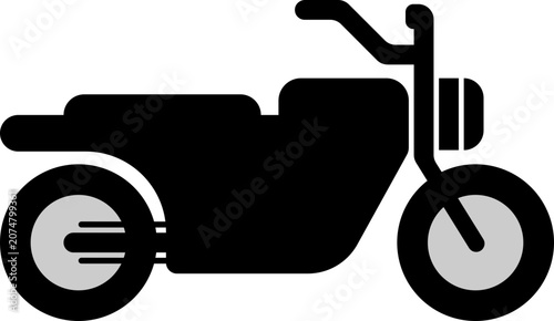 Minimalist Scooter Icon