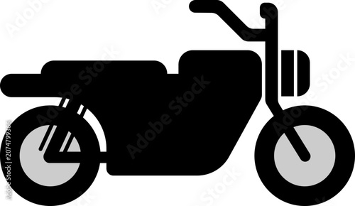 Minimalist Scooter Icon