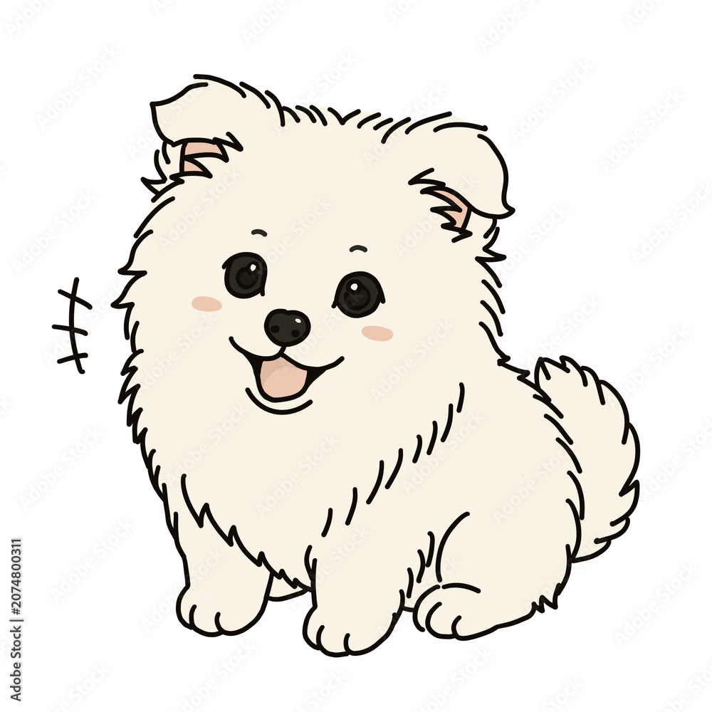 Fototapeta premium happy puppy(1)