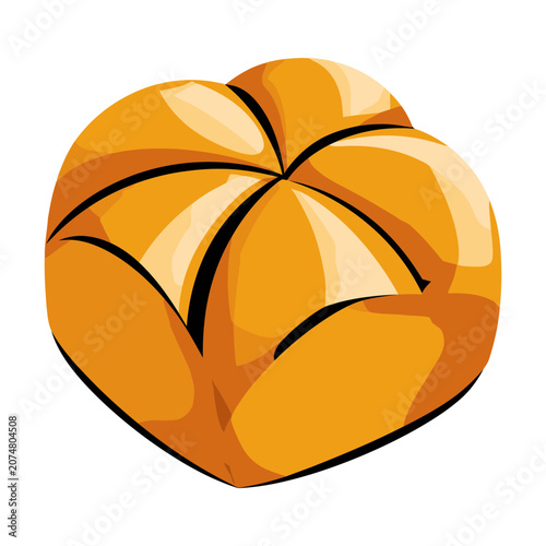 Orange basketball vector illustration