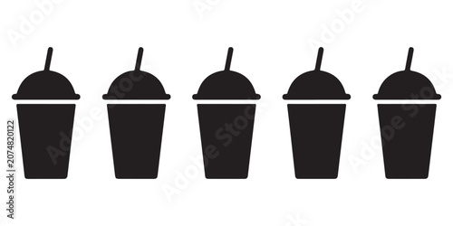 Foto Various alcoholic and non alcoholic drinks icons including beer glass wine bottle cocktails and coffee cup set