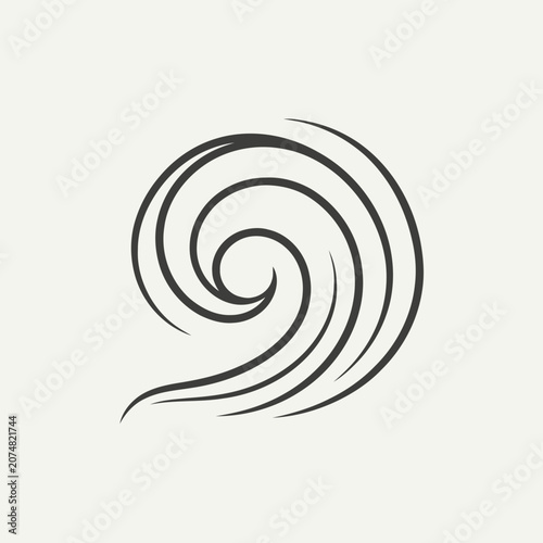 Abstract Swirl Wave Design