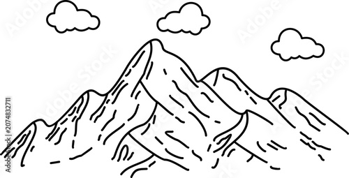 Mountain Outline 