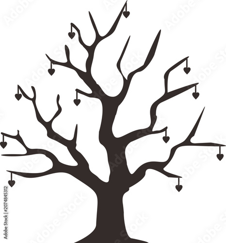 Bare Tree Silhouette