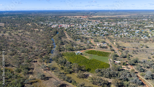 The central western Queensland  town of charleville.