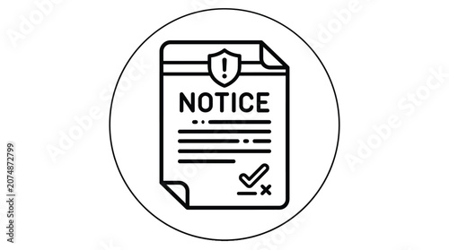 Notice document shows official status.