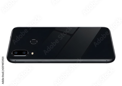 mobile phone with black screen