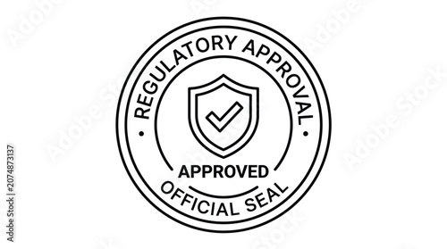 Seal displays official approval status.
