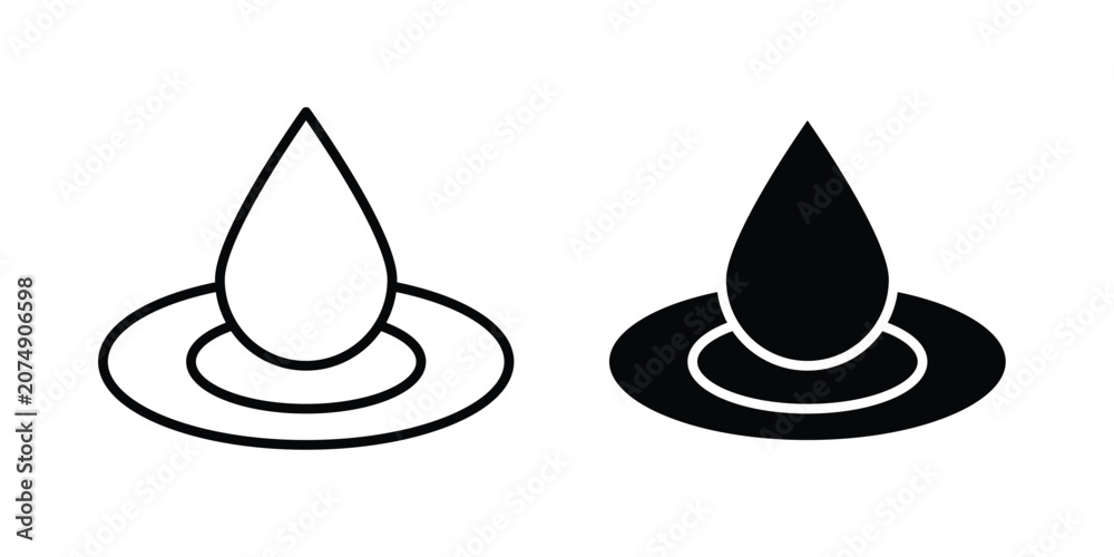 Fototapeta premium Essentials oil drop icon