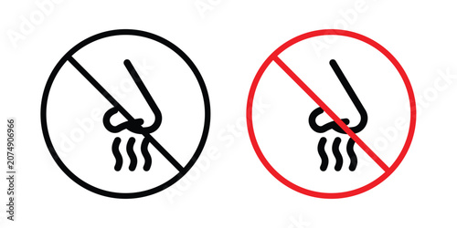 Obraz na plátne No smell sign