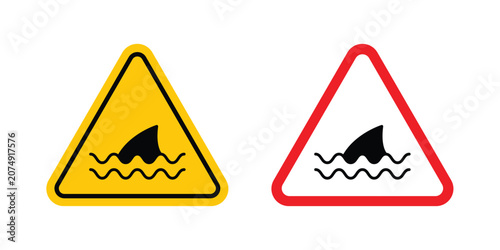 Photos Shark warning sign