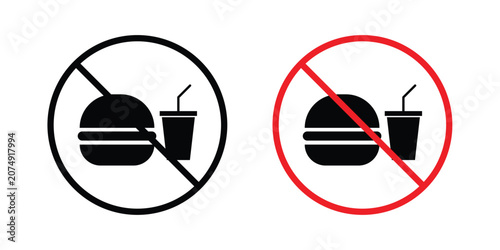 Foto No food allowed sign
