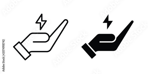 Energy saving icon