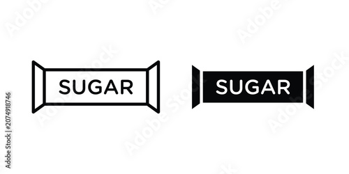 Sugar stick icon