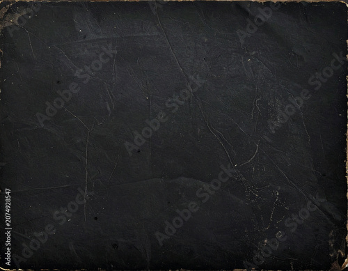 ヴィンテージ風の黒い紙のテクスチャ背景素材/Vintage black paper texture background