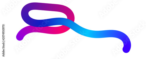 3D dynamic wave background with colorful line pattern. Vibrant abstract neon ribbon layout, fluid spiral swirl, and organic doodle curve for sport poster.