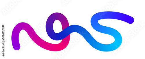 3D dynamic wave background with colorful line pattern. Vibrant abstract neon ribbon layout, fluid spiral swirl, and organic doodle curve for sport poster.