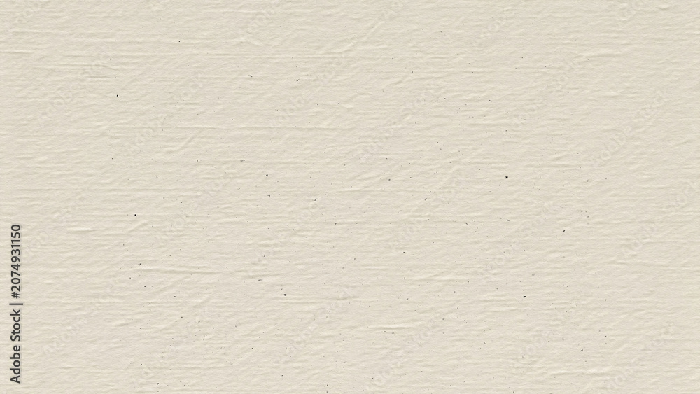 Fototapeta premium Off white paper texture background with empty space for text. Simple light cream color surface. Blank cardboard sheet