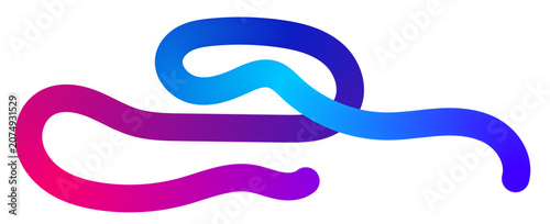 3D dynamic wave background with colorful line pattern. Vibrant abstract neon ribbon layout, fluid spiral swirl, and organic doodle curve for sport poster.