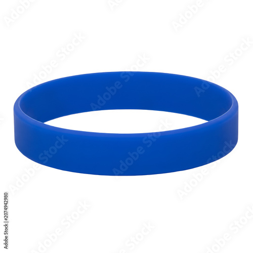 blue ribbon isolated on white