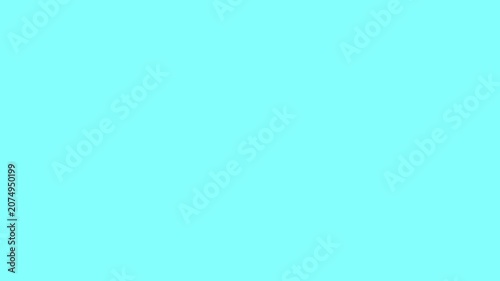 Hand-Drawn Animal Paw Prints Transition Effect, Light Blue and Pink Expanding Shapes Filling the Screen, Cute 2D Cartoon Pet Background Animation