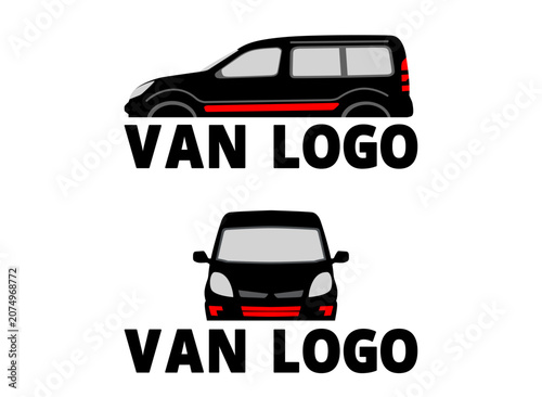 illustration of a car logo on isolated white background