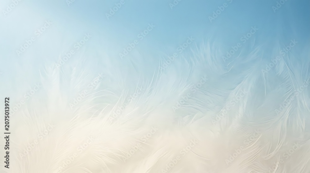 Fototapeta premium Serene Sky with White Clouds.