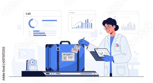 Scientist Inspecting 