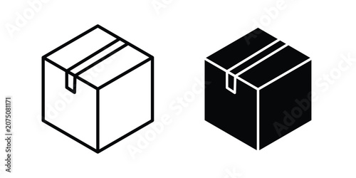 Courier box icon