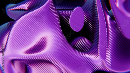 Abstract purple wave patterns with smooth textures
