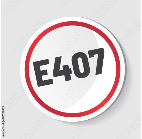 E407 - Carraghénane - Agent de texture cancérogène