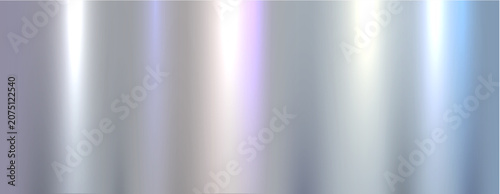 Metal silver texture background or aluminum brushed silver texture with reflection. Chrome metallic wallpaper.