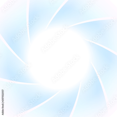 White background with spira...