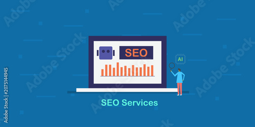 Photos Office people combine AI intelligence with technical SEO for brand visibility on search engine and sustainable growth