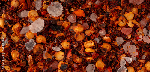 Canvastavla Dry chili pepper bg, red chilly spice
