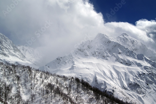 High mountains