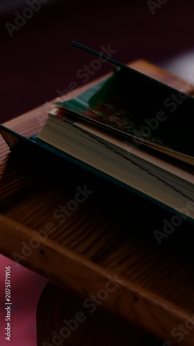 The Quran Resting in Dim Light