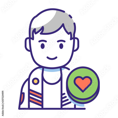 This Supporter icon is suitable for World Cup, Football Sport, etc