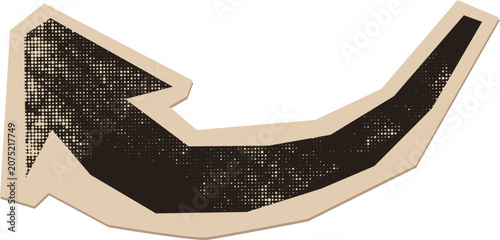 Vintage Textured Arrow Collage