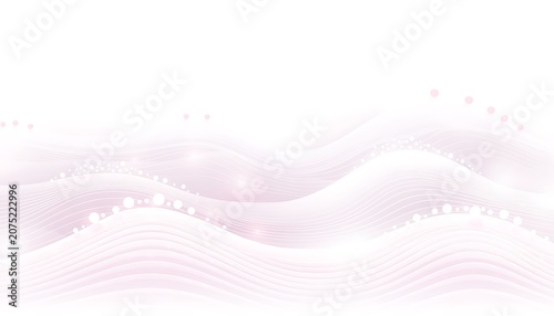 Soft pink abstract wavy background with subtle dotted accents