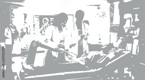 medical team in operation room