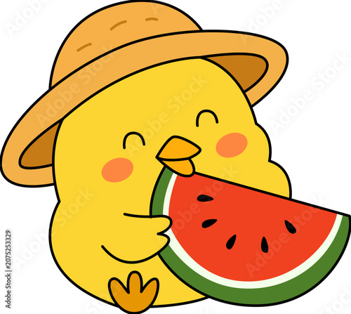 수박과병아리