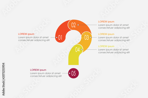 Question Mark Diagram Slide Template