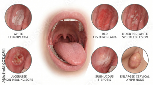 Oral Cancer Symptoms and Premalignant Mouth Lesions