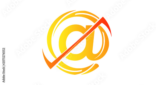 Email icon with checkmark and cross symbol