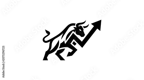 Bull Market Stock Exchange Trading Symbol.